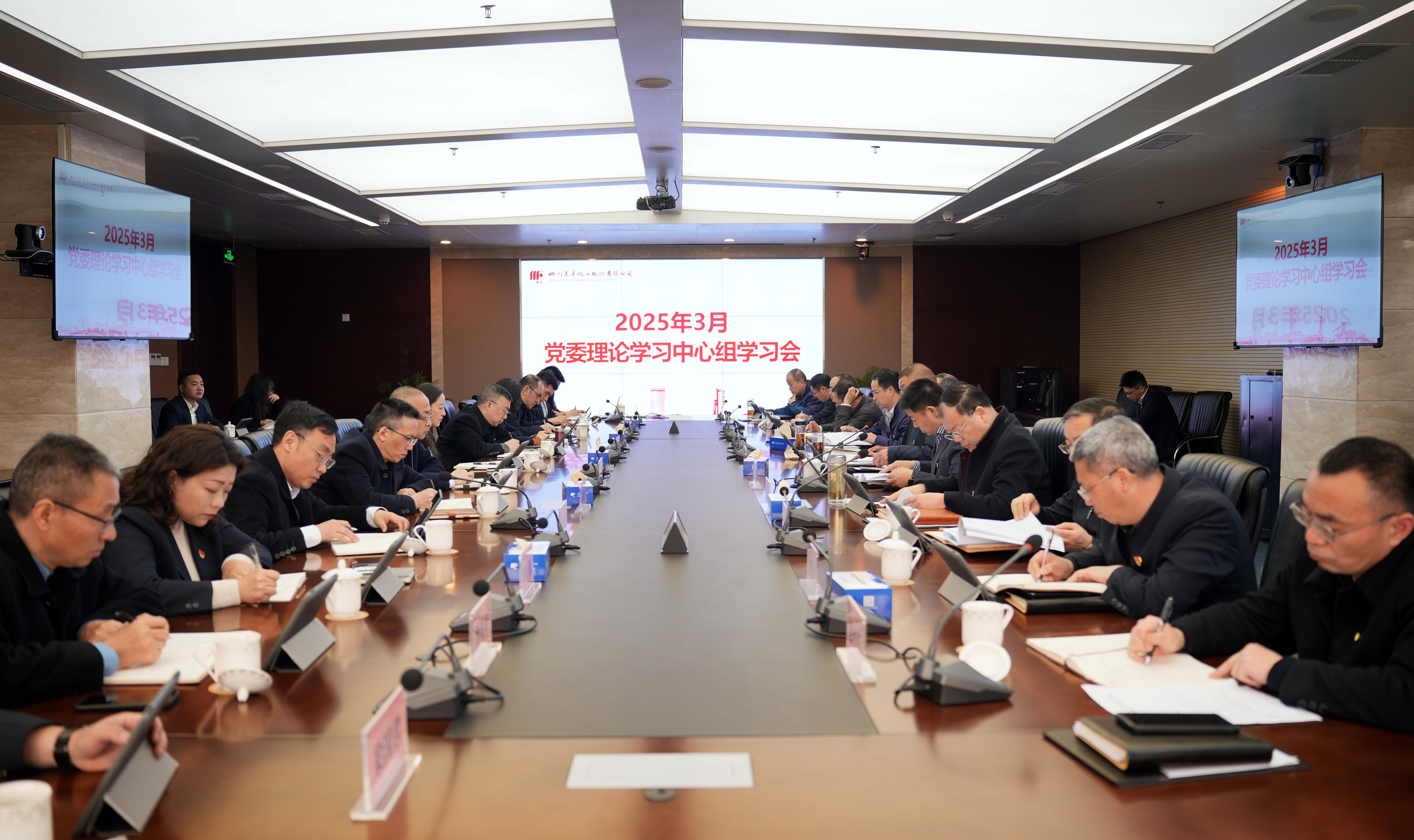 公司召開黨委理論學習中心組學習會